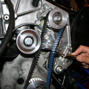 MPI Supercharger, Idler Pulley Installation, Yamaha Nytro