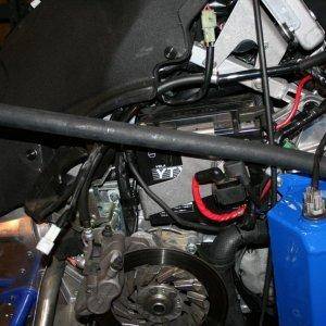 MPI Supercharger Installation, Oil Tank Vent Hose, Yamaha Nytro