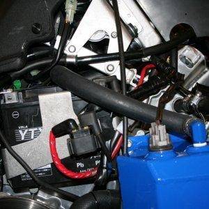 MPI Supercharger Installation, Oil Tank Vent Hose, Yamaha Nytro