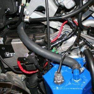 MPI Supercharger Installation, Oil Tank Vent Hose, Yamaha Nytro