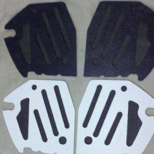 Black or white footwell Vents By Mike Taylor