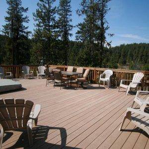 House deck and Hot Tub