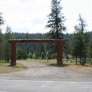 Entry to Bear Creek Lodge