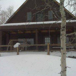 Front deck of cabin 2011....about 10' to ground