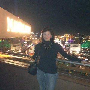 Missy and her Belgium beer :-)
Enjoying a Leffe on the top of the Mandalay Bay