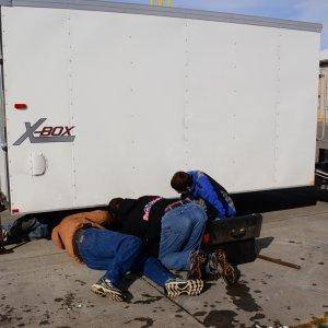 How many snowesters does it take to fix a trailer?