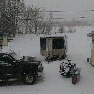 snowing 4/6/13