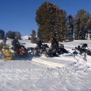 Round lake area in Cooke City.