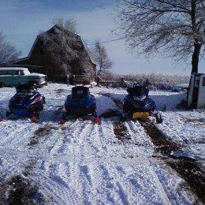 all three sleds