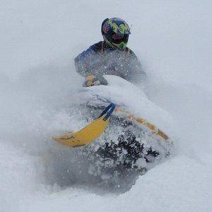 Playing in the powder