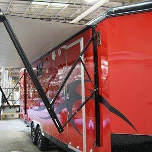 Mirage Xtreme Snowmobile Trailer highmark blackout edition awning