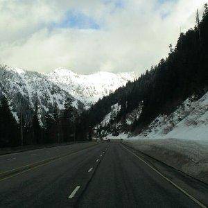 Stevens Pass...west side of summit