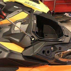 Ski-Doo 2017 Summit 850 Glove-box Extension Kit, Installation and Review for SnoWest.