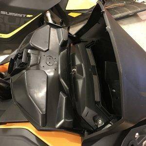 Ski-Doo 2017 Summit 850 Glove-box Extension Kit, Installation and Review for SnoWest.