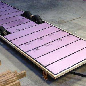 Snowmobile Trailer Floor insulation