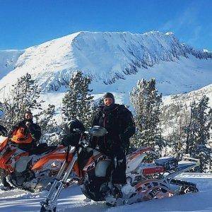 mike on snowbike 2018