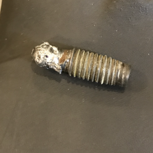 Bolt removed