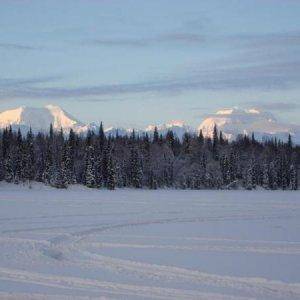 Hunter and Foraker in the Alaska range