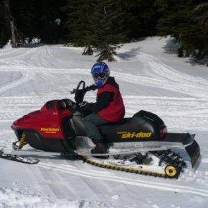 Tyler's first ride on his 440