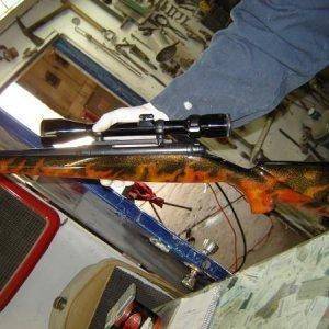 airbrushed gun