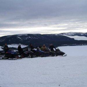 group ride at paulina, pic is above the two lakes