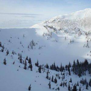 Crater bowl up waldron creek