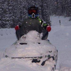 Bustin Powder Christmas and Hwy 20 Snowmobile trip 12 27 08 039