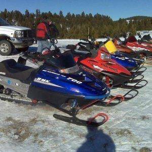 IndyDan, EricW,SW snowmobile. The blue Gen2.