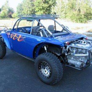 Shmo built baja. Full tube chassis, longtravel with a GM 2.2 Ecotec