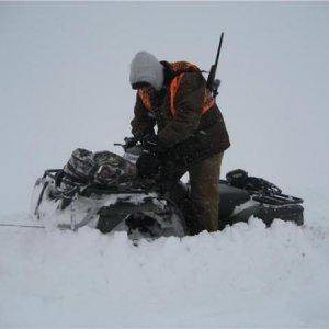 this was opening day of antelope 08.  we did get a few but had to work pretty hard.  shouldve taken the sled.