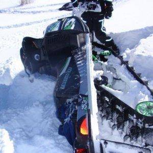 My wife's sled. Guess who had to get it out?
1/30/09