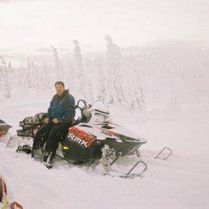 On my 700 RMK sled in 2007.