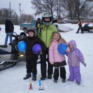 My nieces and one of their little friends!