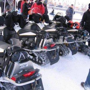 Ski doo line up