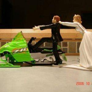 wedding cake topper