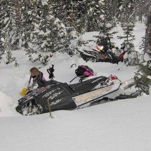 How sledding couples spend quality time together.