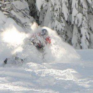 Jeff playing in the Powder