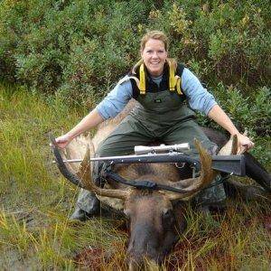 my first moose Sept 07 - 48"