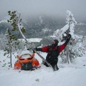 Taken at a little known play area in Huckelberry pass.  As y you can see, I was clearing the small trees out of the way with my KK for everybody else.