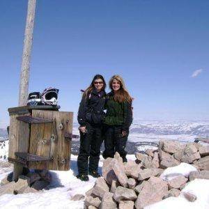 Me and Stacey on top of Sherman Peak!!!  What a great day!!!