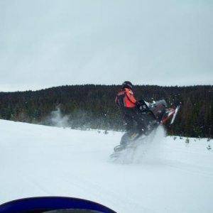 Jeff Riding The Track-E