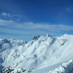 Trails...I don't need no stinking trails!! Chocolate Bowl shot from the top of Brandywhine.