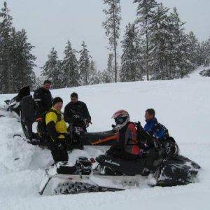 The crew on Saturday: Hector, Terry, Ron, Janette, Andris, and Me