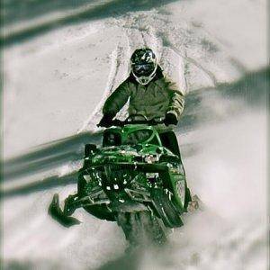 Turbo Sled at the bottom of the  moss peak... ya i went to the top in some pretty crazy powder turbos blow my mind...