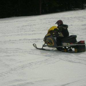 Grandson on his 06 300 Freestyle, spring of 09