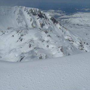 looking at the crater of st helens