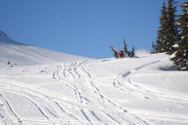 2 feet of fresh powder with a $300 sled=cheep fun