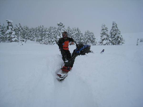 4 feet of pow in lost lake