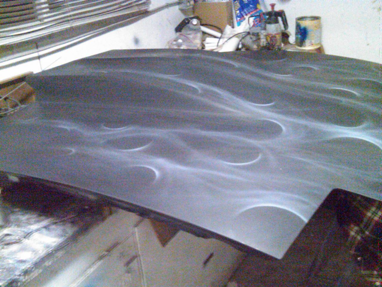 A trans am hood I did