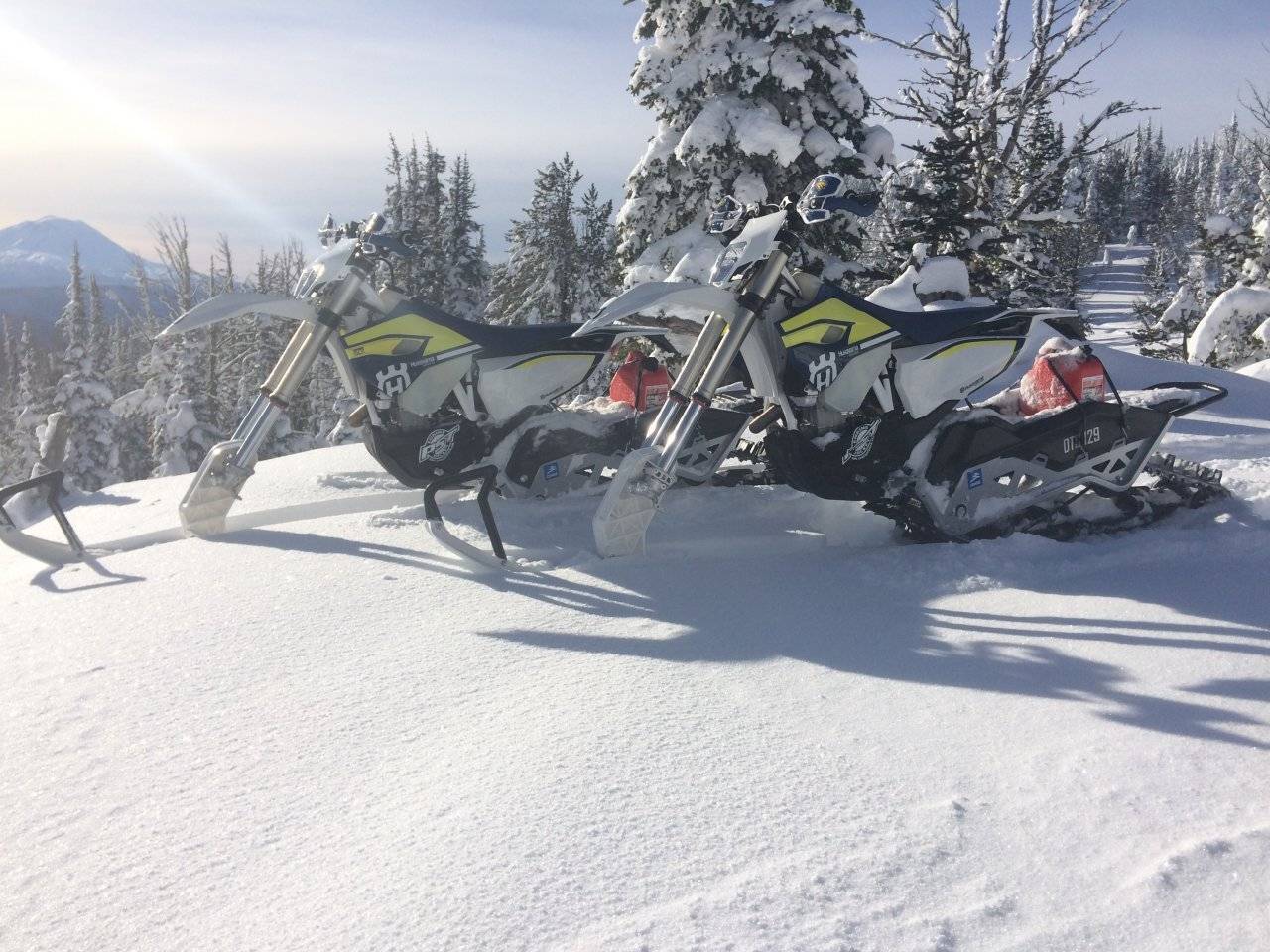 Above Yakima on a sunny day.  Snow Biking is the only way to see the real back country, unstoppable.